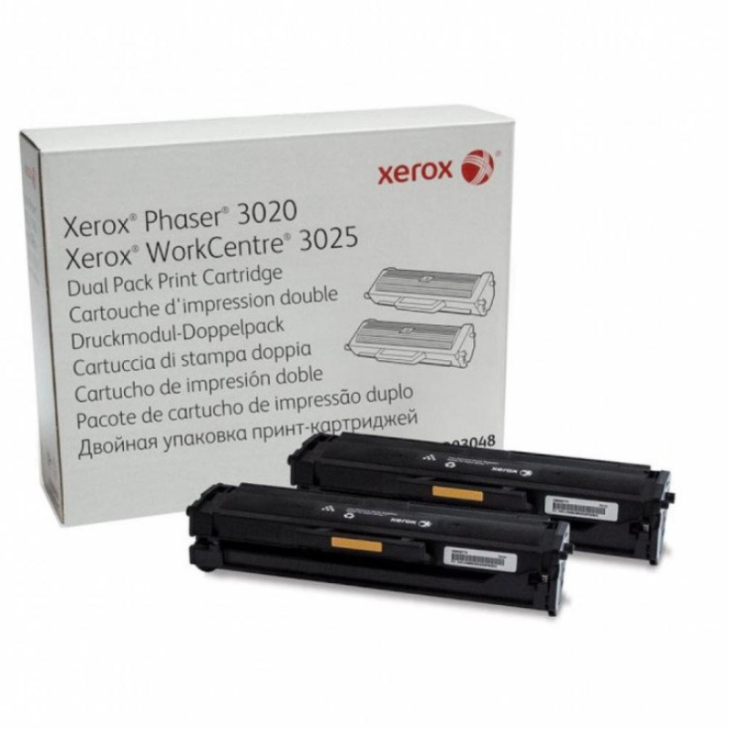 Картридж Xerox PH3020/WC3025 Black (2*1500 стор)