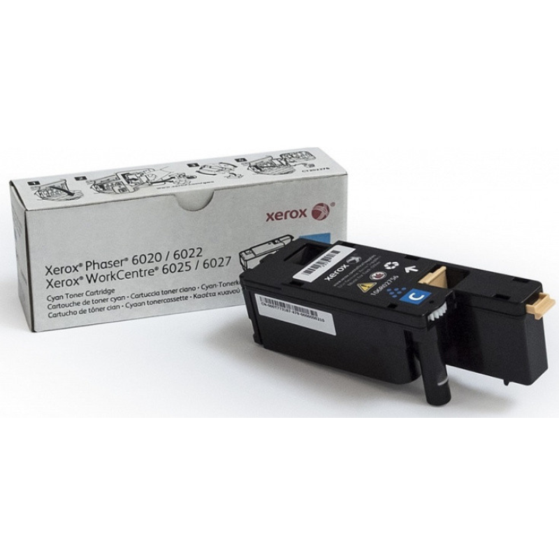 Картридж Xerox PH6020/6022/WC6025/6027 Cyan (1000 стор)