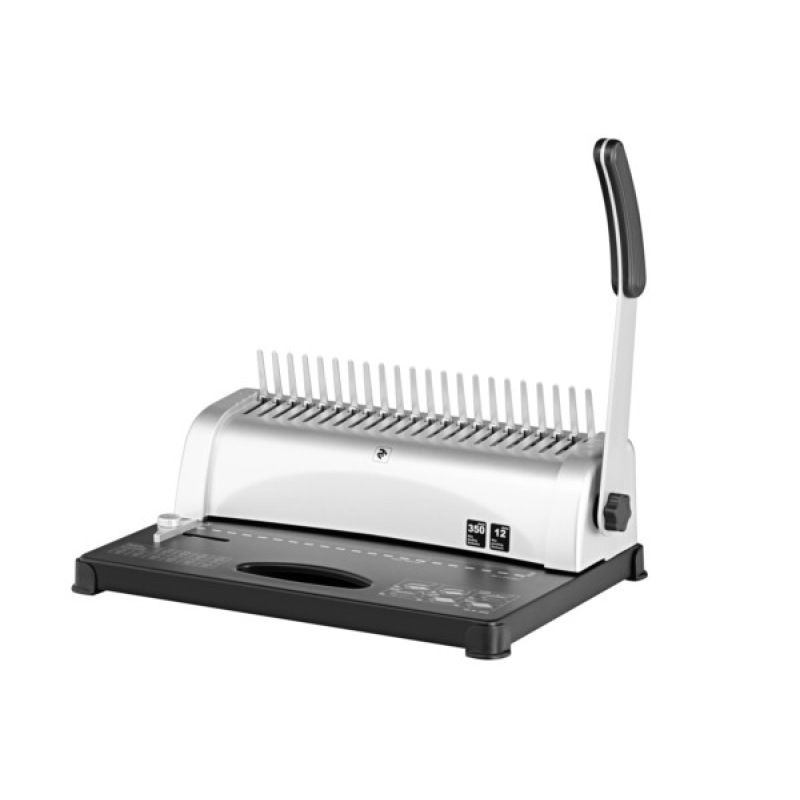 Біндер 2E B-350, перфорація 12стор, палітурка 350стор, 21 ніж