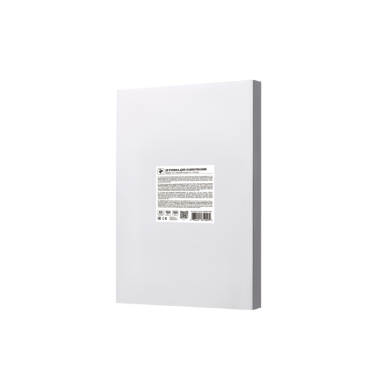 Плівка для ламінування A3 2E, глянсове покриття, 100 мкм, 100шт