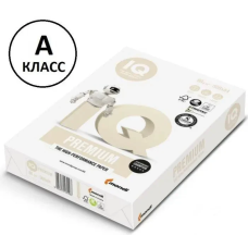 Папір офісний IQ Premium А4 80 г/м2 клас А 500 аркушів