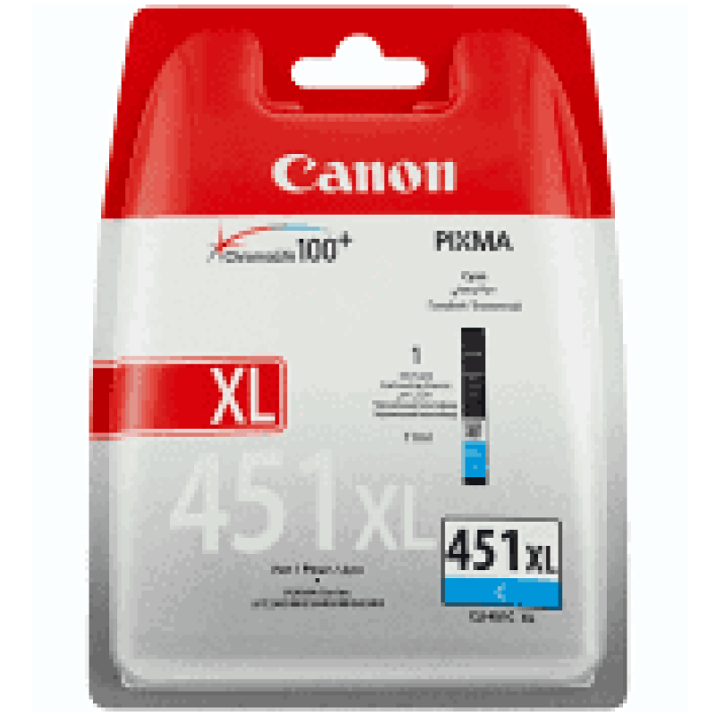 Картридж Canon CLI-451C XL (Cyan) Pixma MG5440/MG6340