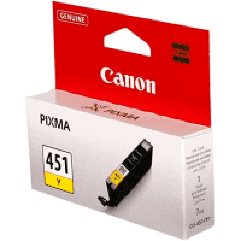 Картридж Canon CLI-451Y (Yellow) PIXMA MG5440/MG6340