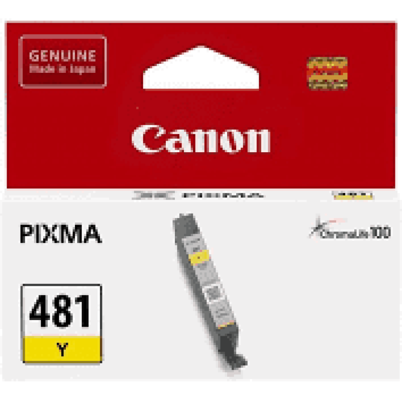 Картридж Canon CLI-481 PIXMA TS6140/8140/9140/TR7540/ 8540/TS6240/9540/8240/704/8340/6340 Yellow
