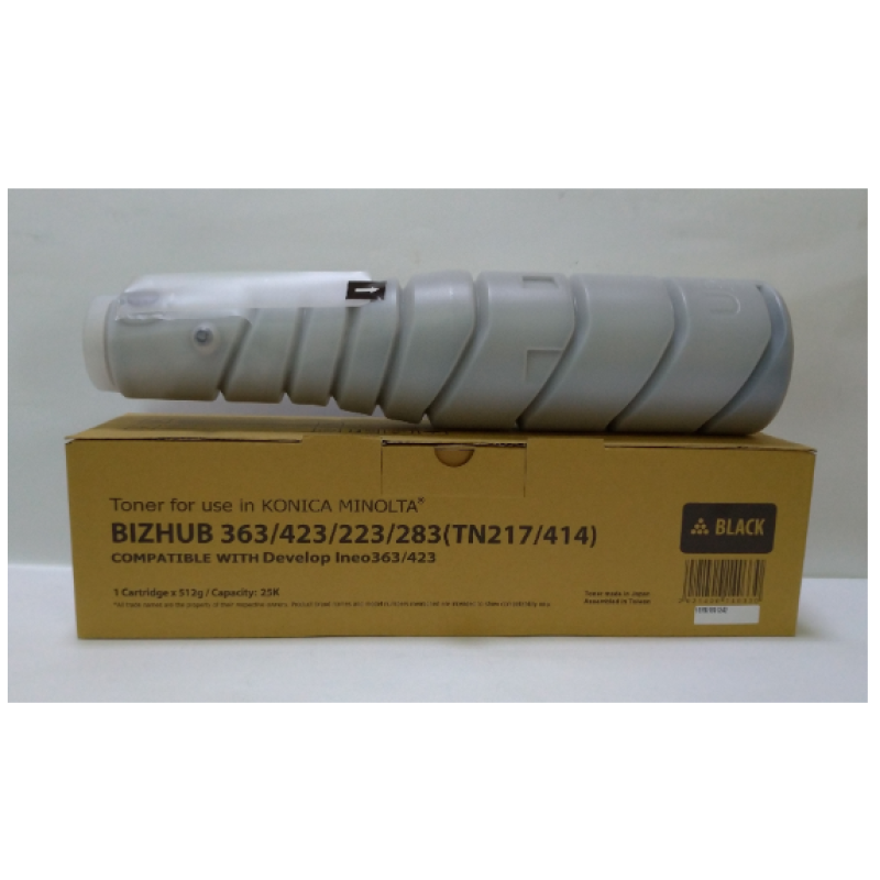 Тонер KONICA-MINOLTA Bizhub 363/423/223/283, TN-414/TN-217 (512г/картридж) Tomoegawa Тонер KONICA-MINOLTA Bizhub 363/423/223/283, TN-414/TN-217 (512г/картридж) Tomoegawa
