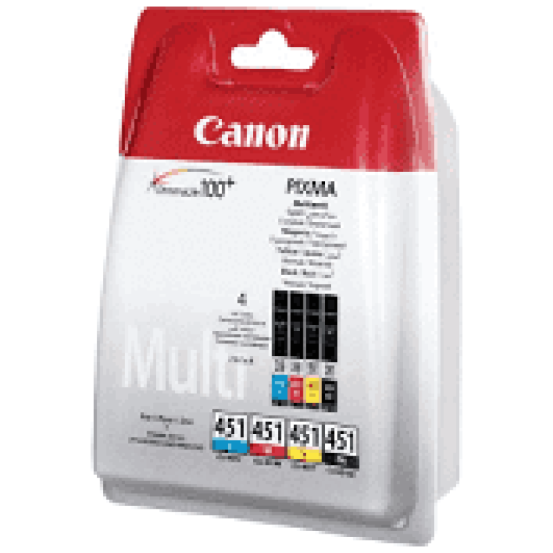 Комплект Canon No.451: Картридж Canon CLI-451 Cyan/Magenta/Yellow/Black Multi Pack