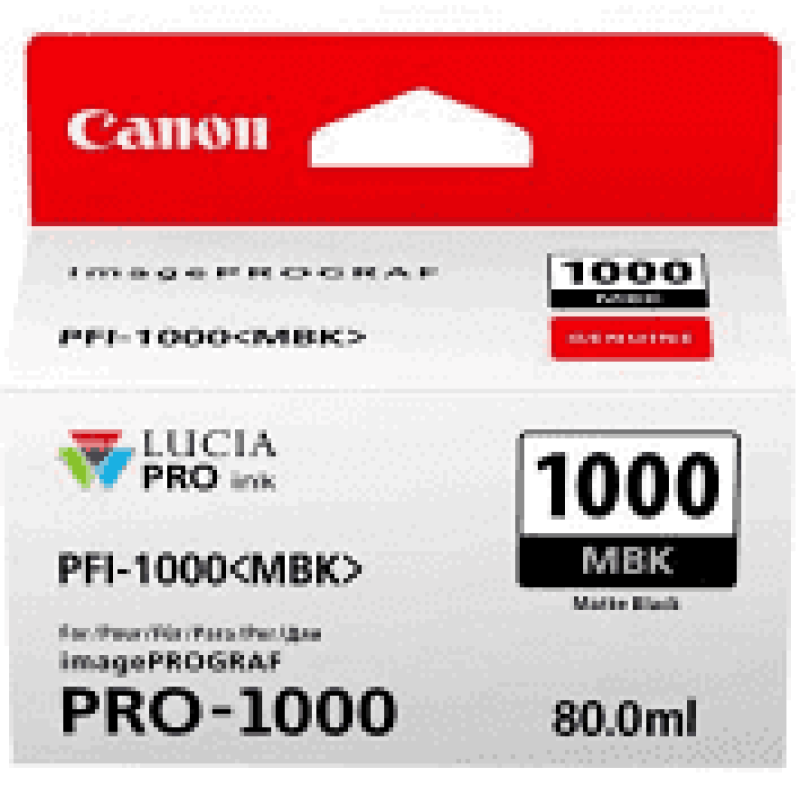 Картридж струменевий CANON PFI-1000MBk Matte black