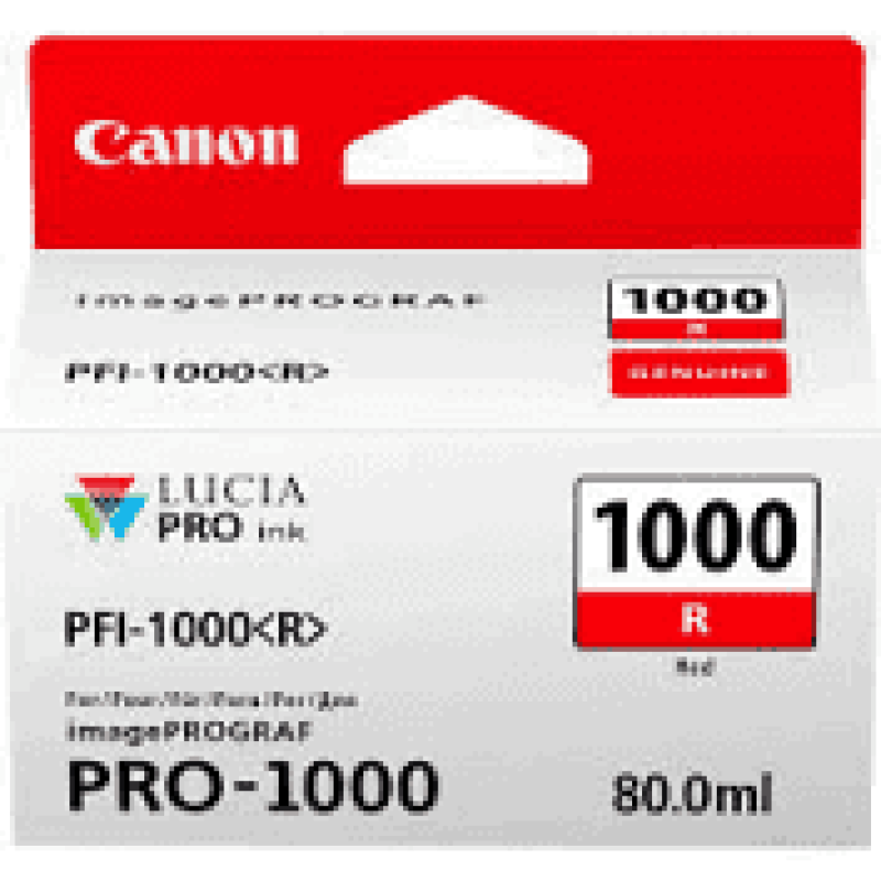 Картридж струменевий CANON PFI-1000R Red