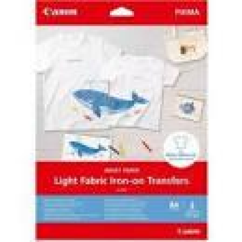 Перекладний папір Canon LF-101 Light Fabric Iron-on Transfers, A4, 5 аркушів