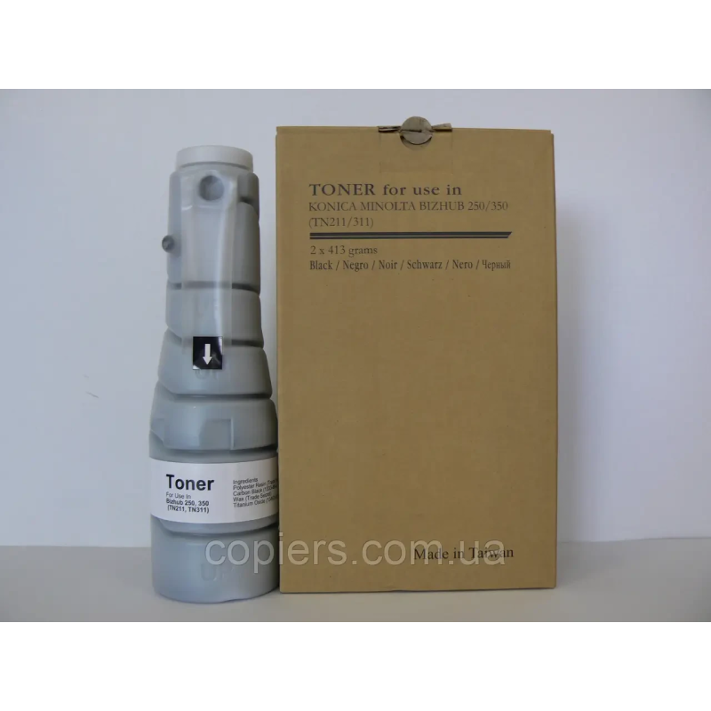 Тонер картридж TN211 / TN311 Konica Minolta Bizhub 222/ 282/ 200/ 250/ 350/ 362, Tomoegawa, tn-311