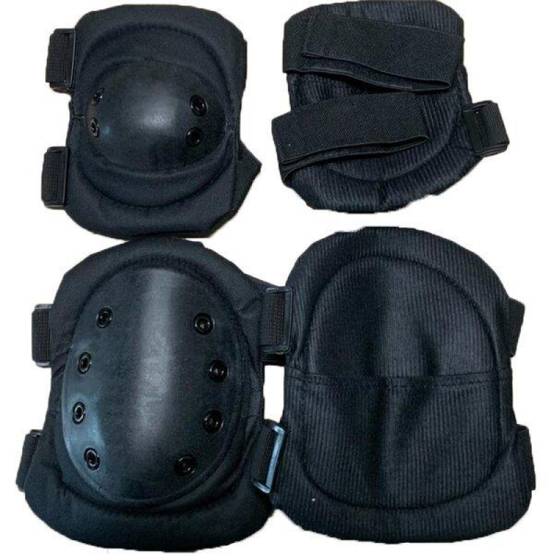 Комплект наколінники + налокітники 2Е, чорний