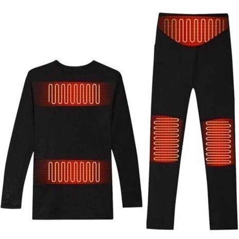 Чоловіча термобілизна з підігрівом 2E eFiber for Men Black, S