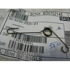 Пружинка Spring для Konica Minolta bizhub 350 200 222, 4030-2531-01, оригінал