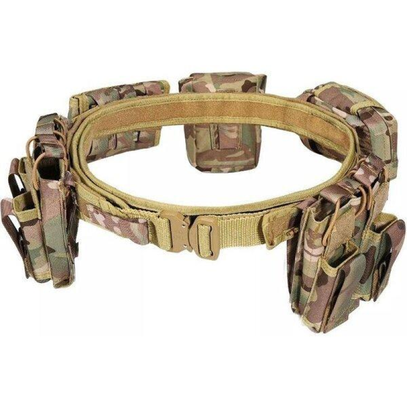 Тактичний ремінь з 5-ма підсумками, 2Е, камуфляж