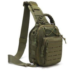 Сумка Слінг Laser Cut 2.5 л, 2Е, зелена