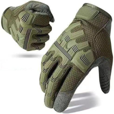 Рукавички тактичні 2E, Full Touch, L, зелені (2E-TACTGLOFULTCH-L-OG)