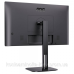 TFT 23.8“ AOC 24V5C/BK, FHD, IPS, 119% sRGB, 75Гц,1 мс, HDMI, DP, USB-C, USB-hub, Pivot, кол, чорень (24V5C/BK)