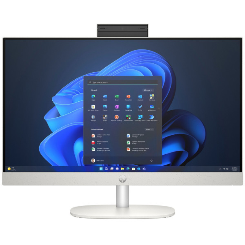 Моноблок 23.8““ HP ProOne 245 G10 Ryzen 5 7520U/16Gb/SSD512Gb/Cam/WiFi/W11P64/Shell White (884Z9EA)