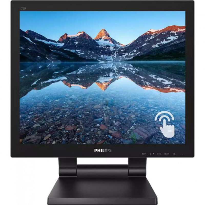 TFT 17“ Philips 172B9TL, сенсорний (10 д.), 5:4, 1280 x 1024, D-Sub, DVI-D, HDMI, DP, USB-Hub, HAS,