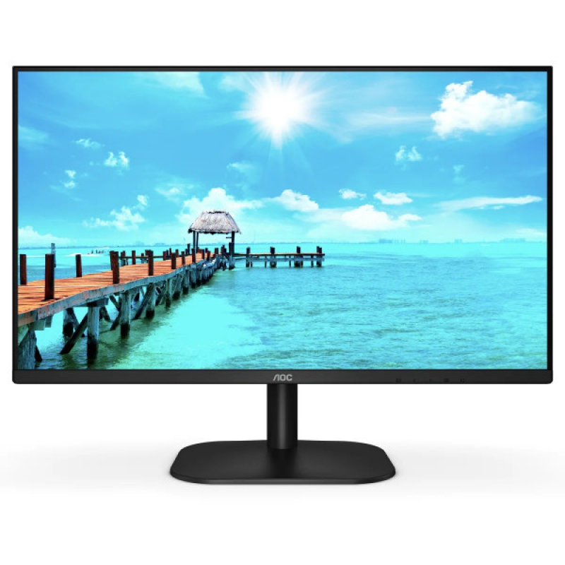 TFT 23.8“ AOC 24B2XH/EU IPS, 75Hz, D-Sub, HDMI, чорний (24B2XH/EU)