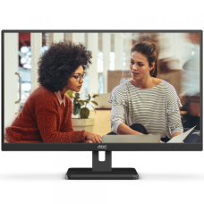 TFT 23.8“ AOC 24E3UM, VA, 75Гц, D-Sub, HDMI, DP, USB-hub, колонки, чорний (24E3UM)