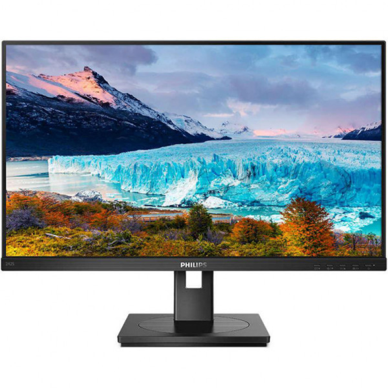 TFT 23.8“ Philips 242S1AE, IPS, D-SUB, DVI-D, DP, HDMI,pivot, колонки, чорний (242S1AE/00)