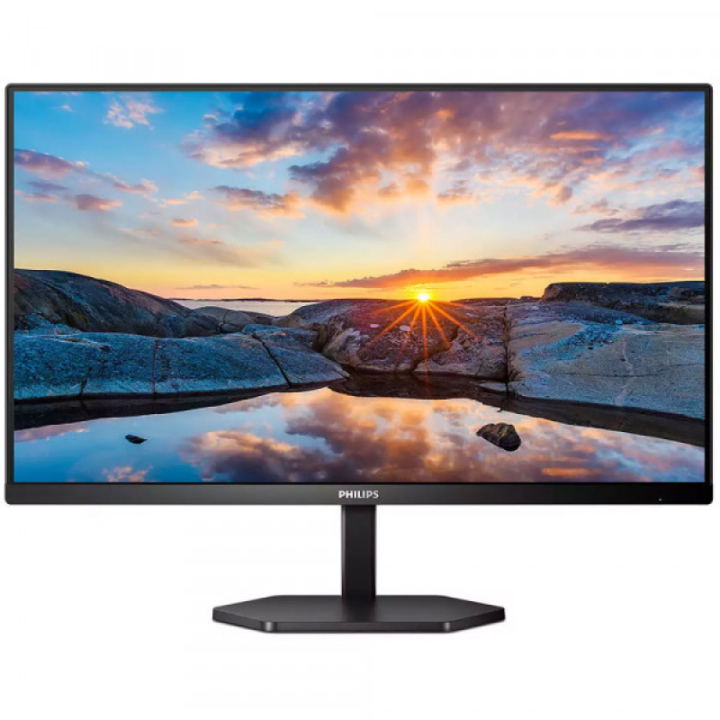 TFT 23.8“ Philips 24E1N3300A, FHD, IPS, 75Гц, 1 мс, HDMI, USB-C, USB-hub, колонки, чорний (24E1N3300A/00)