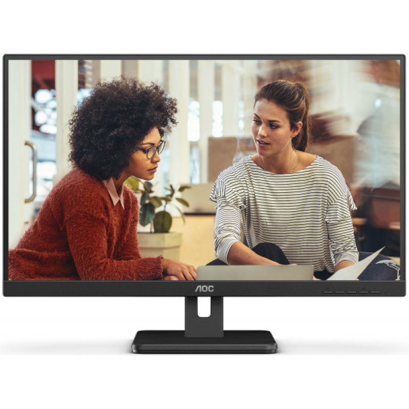 TFT 27“ AOC 27E3UM, VA, 75Гц, D-Sub, HDMI, DP, USB-hub, колонки, чорний (27E3UM)