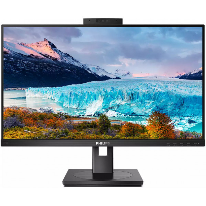 TFT 27“ Philips 272S1MH, IPS, 75 Гц, D-Sub, HDMI, DP, USB-hub, webcam, HAS, Pivot, кол, чорний (272S1MH/00) TFT 27“ Philips 272S1MH, IPS, 75 Гц, D-Sub, HDMI, DP, USB-hub, webcam, HAS, Pivot, кол, чорний (272S1MH/00)