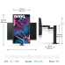 TFT 27“ BenQ PD2705UA, IPS, 4K UHD, 99% sRGB, HDMI, DP, USB-C, USB-hub, HAS, колонки, темно-сірий TFT 27“ BenQ PD2705UA, IPS, 4K UHD, 99% sRGB, HDMI, DP, USB-C, USB-hub, HAS, колонки, темно-сірий