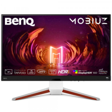 TFT 32“ BenQ EX3210U, 4K UHD, IPS, 144Hz, 1 мс, HDMI, DP, USB-hub, HAS, колонки, білий (9H.LKHLB.QBE)