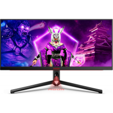 TFT 34“ AOC AGON AG344UXM, WQHD, IPS, MiniLED, 170Гц, 1мс, 2xHDMI, 2xDP, USB-C, USB-hub, HAS, кол (AG344UXM)