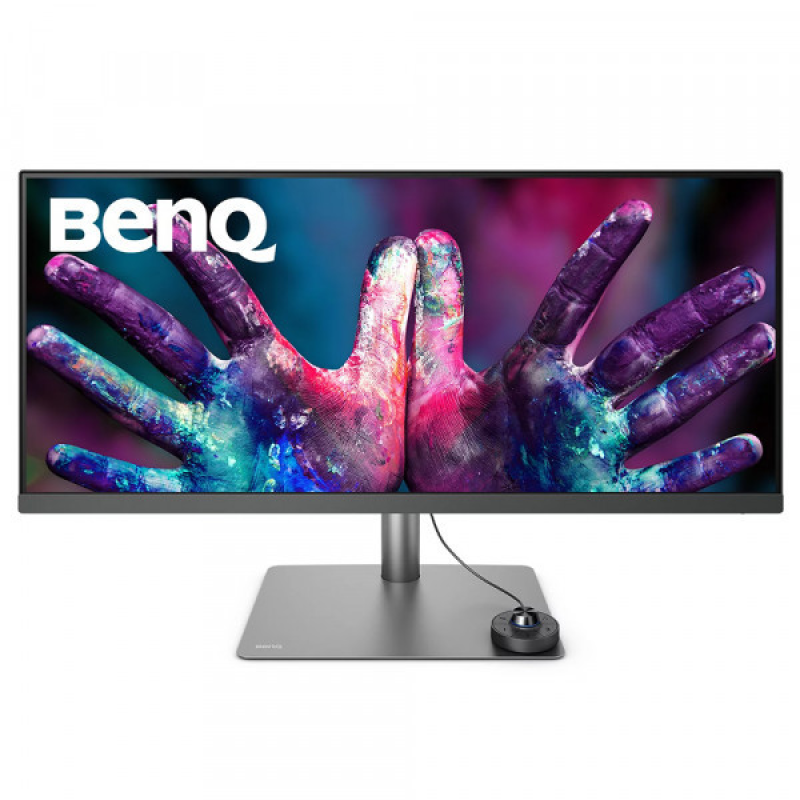 TFT 34“ BenQ PD3420Q, IPS, WQHD, 2 x HDMI, DP, USB-C, USB-hub, HAS, колонки, темно-сірий (9H.LJHLB.QPE )