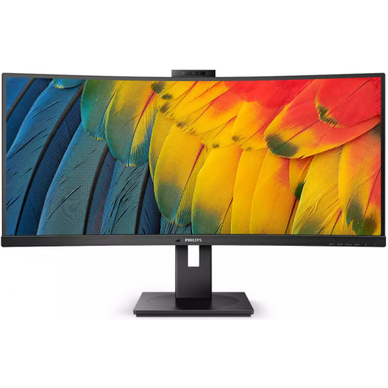 TFT 34“ Philips 34B1U5600CH, WQHD, VA, 100Гц, вигнутий, HDMI, DP, USB-C, RJ-45, USB-hub, webcam, HAS TFT 34“ Philips 34B1U5600CH, WQHD, VA, 100Гц, вигнутий, HDMI, DP, USB-C, RJ-45, USB-hub, webcam, HAS