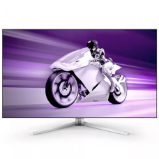 TFT 42“ Philips 42M2N8900, OLED 4K UHD, 138Hz, 0.1ms, 2хHDMI, DP, USB-C, USB-hub, HAS, білий (42M2N8900/00)