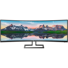 TFT 48.8“ Philips 498P9, VA, 5120 x 1440, HDMI 2.0 x 2, DP, USB, колонки, чорний (498P9/00)