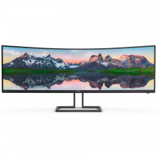 TFT 48.8“ Philips 498P9Z, VA, 5120 x 1440, HDMI 2.0 x 3, DP, USB 3.2 x 2, HAS, колонки, чорний (498P9Z/00)