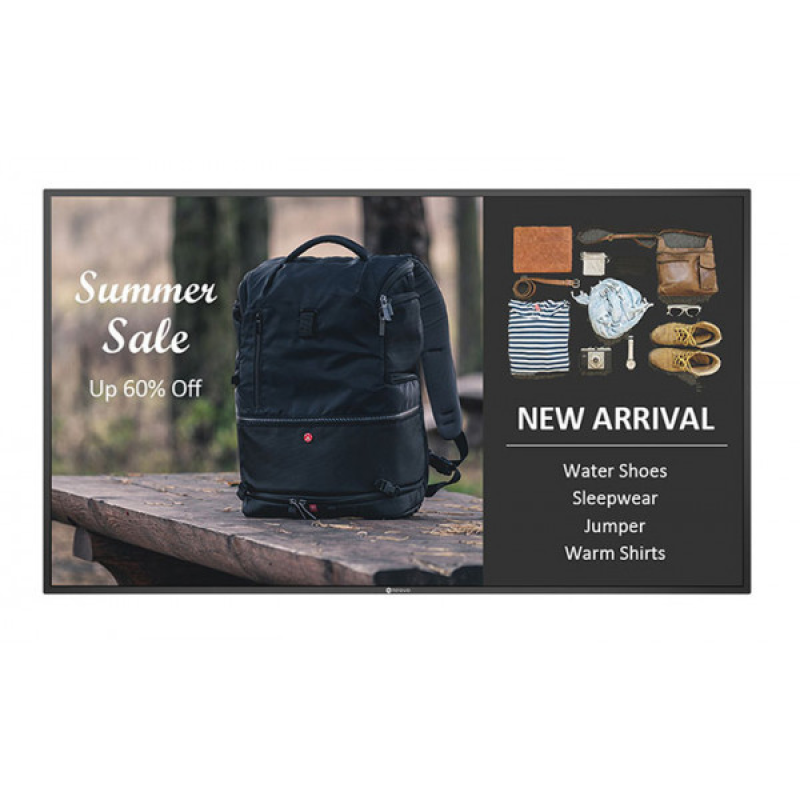 TFT 54,6“ Neovo QM-5502, IPS, 4K UHD, Anti-Burn-in™, VGA, HDMIх3, RJ-45, USB, колонки, чорний (QM-5502) TFT 54,6“ Neovo QM-5502, IPS, 4K UHD, Anti-Burn-in™, VGA, HDMIх3, RJ-45, USB, колонки, чорний (QM-5502)