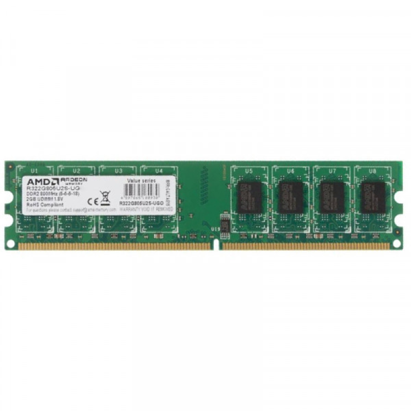 DDR2 2GB 800MHz AMD Memory, Retail (R322G805U2S-UG#)