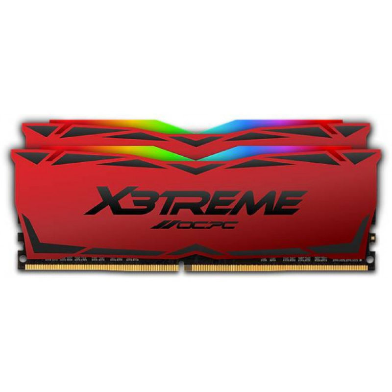 DDR4 16Gb 3600MHz (2*8Gb) OCPC X3 RGB Red, Kit (MMX3A2K16GD436C18RE)