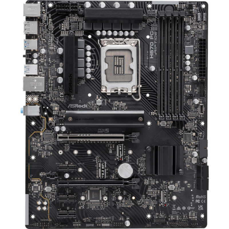 ASRock H670 PG RIPTIDE (1700/H670, 4*DDR4, 2xPCIex16, 4xSATAІІІ, 3xM.2, 2.5GLan, 7.1ch, ATX) (H670 PG RIPTIDE) ASRock H670 PG RIPTIDE (1700/H670, 4*DDR4, 2xPCIex16, 4xSATAІІІ, 3xM.2, 2.5GLan, 7.1ch, ATX) (H670 PG RIPTIDE)