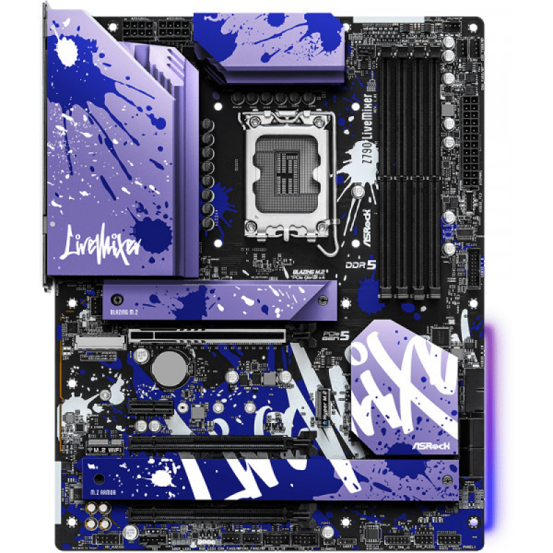 AsRock Z790 LIVEMIXER (1700/Z790, 4*DDR5, 3*PCIex16, HDMI/DP/eDP, 4xSATA, 6xM.2, 2.5Glan,7.1ch, ATX) (Z790