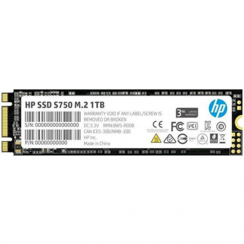 SSD 1TB HP S750 M.2 2280 SATA III 3D NAND TLC (16L57AA)