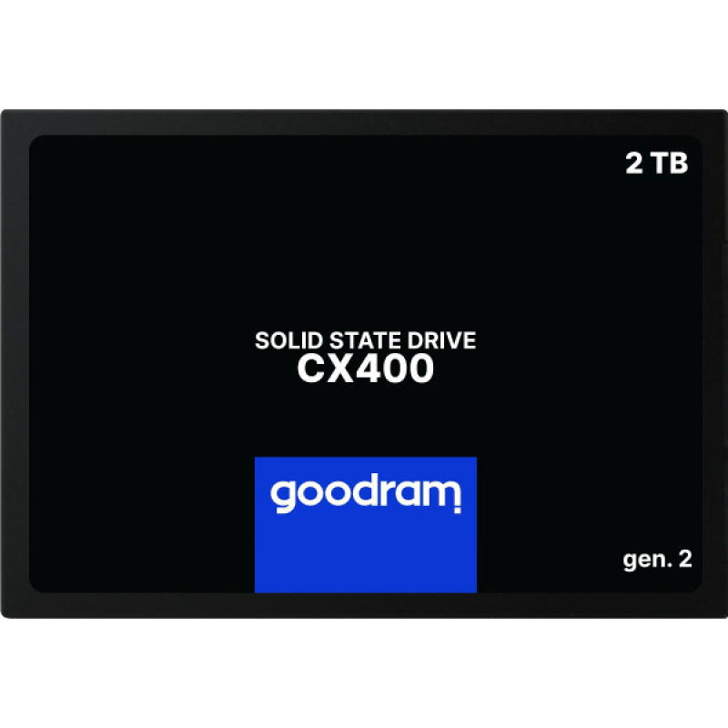 SSD 2TB GoodRAM CX400 SATA III 2.5“ 3D NAND (SSDPR-CX400-02T-G2) SSD 2TB GoodRAM CX400 SATA III 2.5“ 3D NAND (SSDPR-CX400-02T-G2)