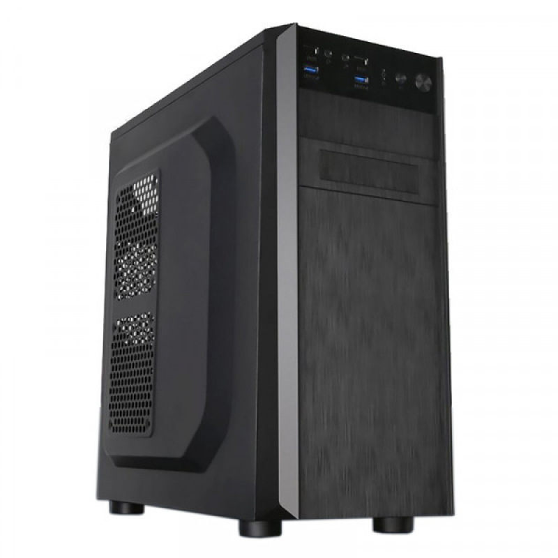 Корпус Casecom GF-19 450W-120mm 2xUSB3.0+2xUSB2.0 ATX, Black (GF-19-450)