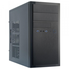 Корпус Chieftec ELOX HT-01B-OP microATX, без БЖ, Black (HT-01B-OP)