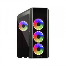 Корпус Chieftec SCORPION III GL-03B-OP 4x120mm A-RGB, ATX, без БЖ, Black (GL-03B-OP)