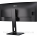 TFT 34“ AOC CU34P3CV, WQHD,VA, 100Hz, вигнутий, HDMI, DP, USB-С, RJ-45, USB-hub, HAS, кол, чорний (CU34P3CV)