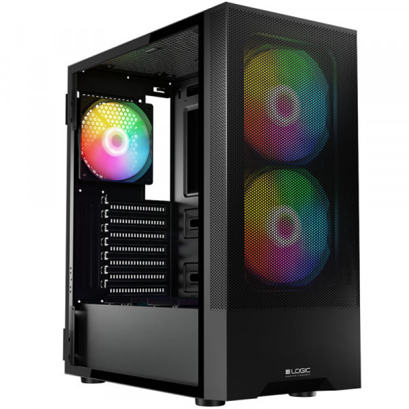 Корпус LogicConcept ARYA MESH+GLASS ARGB fans 2x140mm+1x120mm BLACK без БЖ ATX (AT-ARYA-10-000000-0002) Корпус LogicConcept ARYA MESH+GLASS ARGB fans 2x140mm+1x120mm BLACK без БЖ ATX (AT-ARYA-10-000000-0002)
