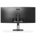 TFT 34“ AOC CU34V5C/BK, WQHD, VA, 100Гц, 1 мс, вигнутий, HDMI, DP, USB-C, USB-hub, колонки, чорний